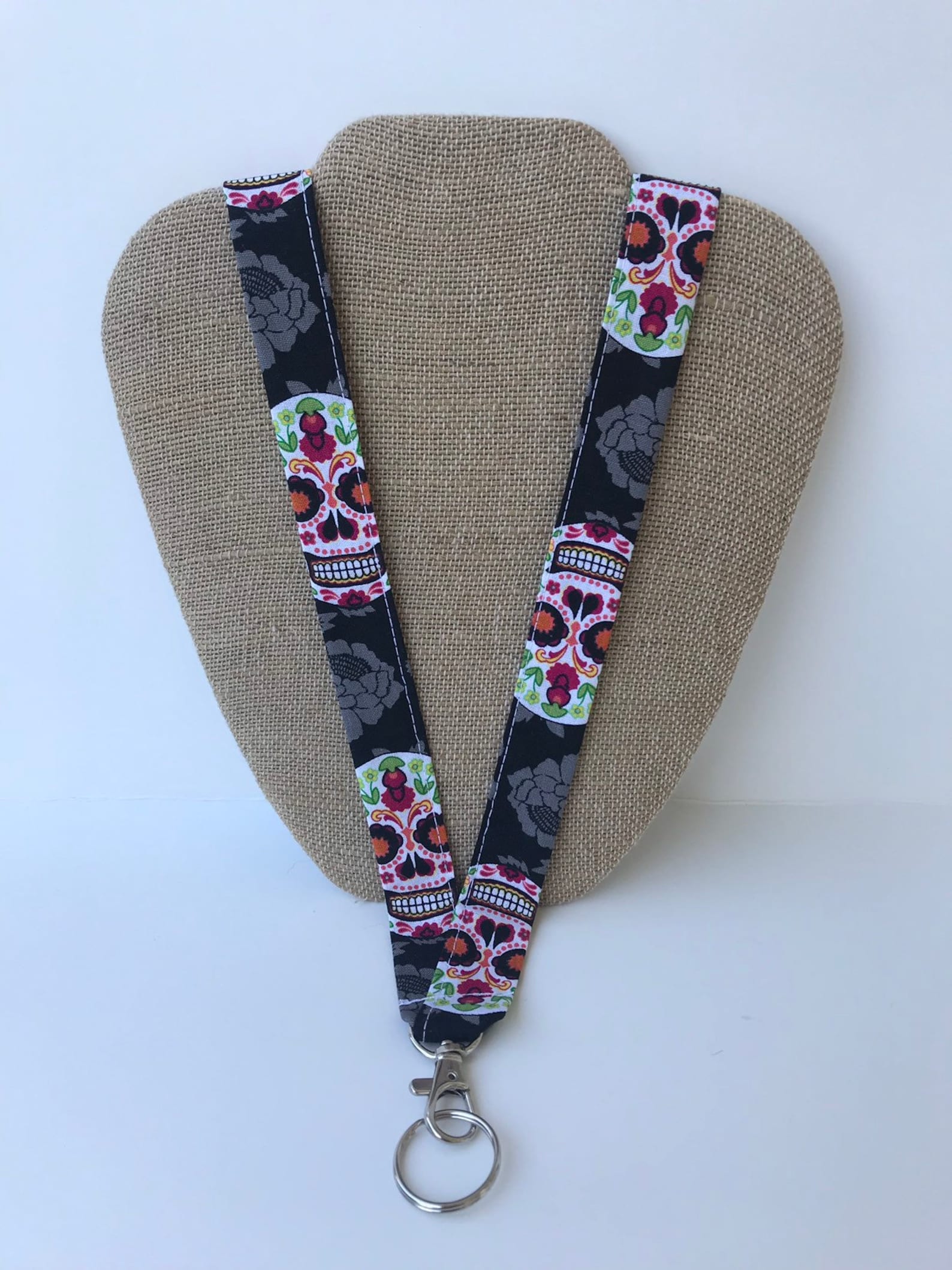 Sugar Skull Lanyard Spanish Teacher Lanyard Art Teacher Etsy