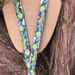 Cactus Lanyard ID Badge Holder / Cactus Lanyard / Succulent Lanyard image 3