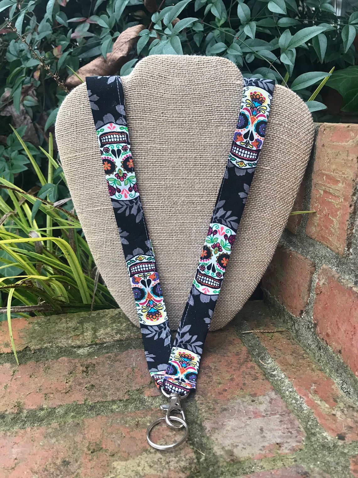 Sugar Skull Lanyard Spanish Teacher Lanyard Art Teacher Etsy