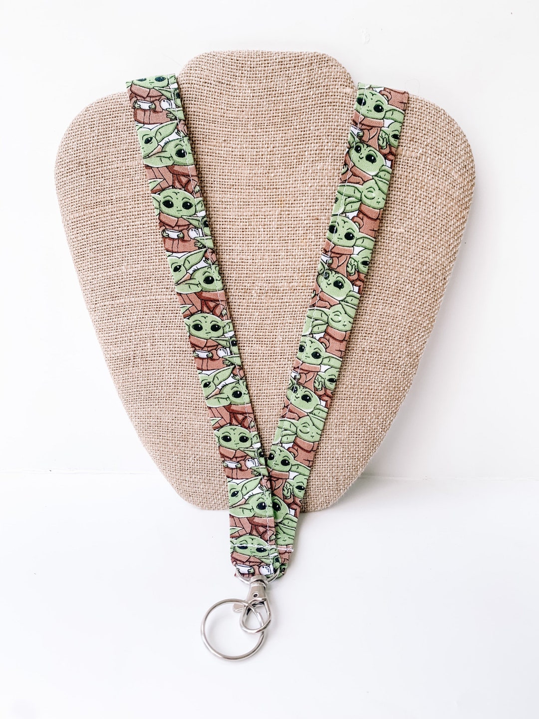 Baby Yoda Lanyard Star Wars Lanyard Baby Yoda Badgeholder Etsy