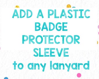 Plastic sleeve badge or ID holder
