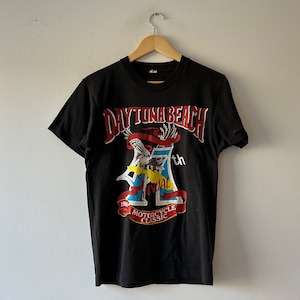 80s Daytona Beach bike week t shirt image 1