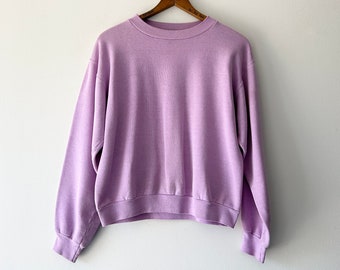 70s lavender crewneck sweatshirt