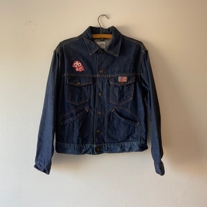 vintage 50s bar c western denim jacket