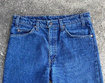 1980s Levi's 508 Orange Tab Dark Heavy Jeans