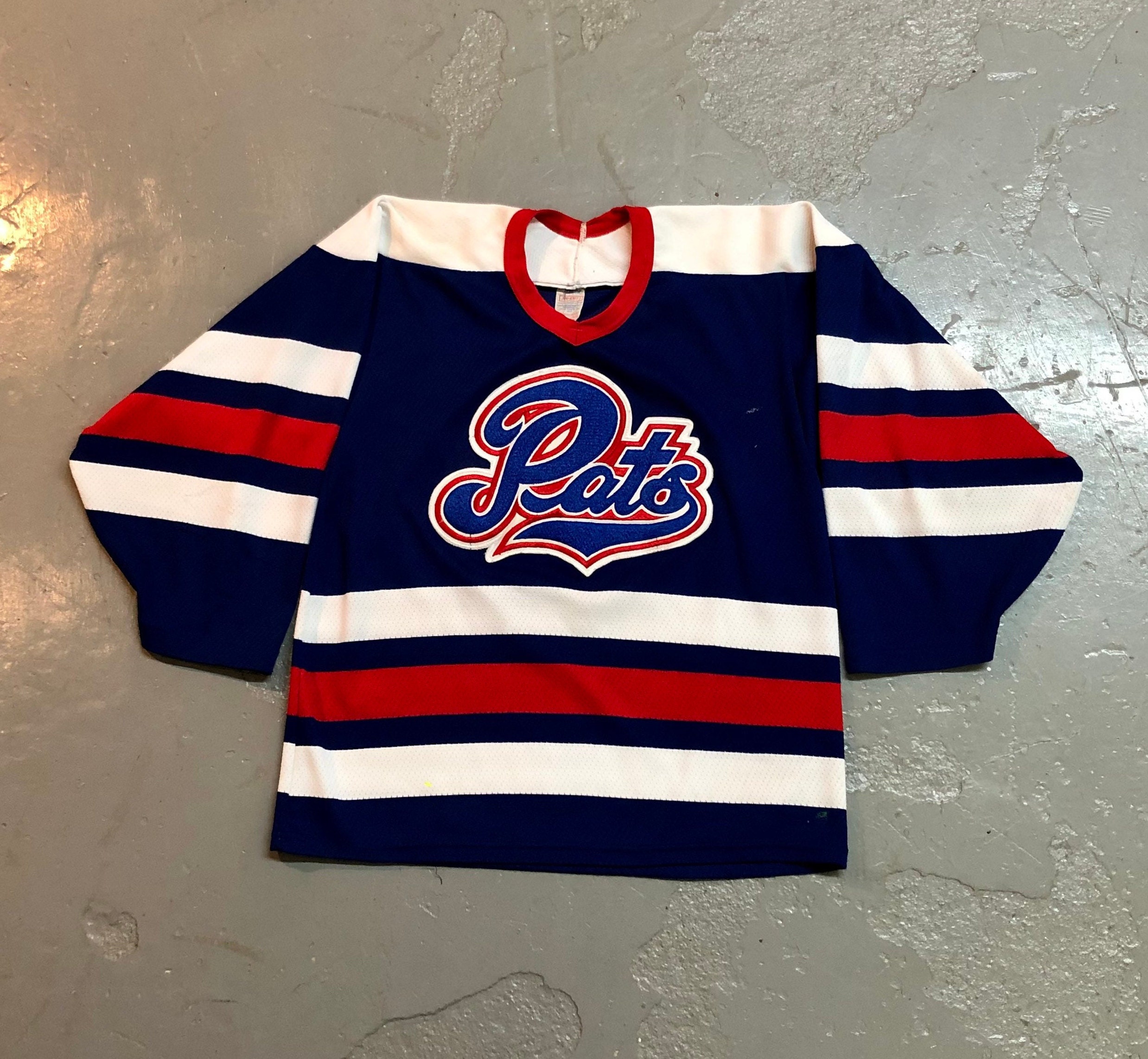 Regina Pats Old School Game Worn Jersey (White) – Hockey Jersey