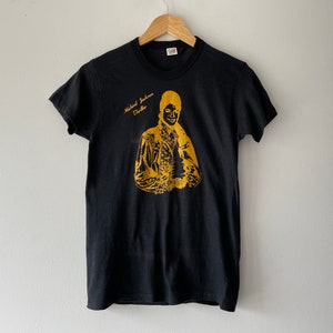 80s michael jackson thriller t shirt (black)