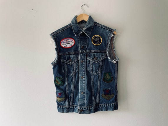 60’s big E Levi’s sleeveless denim jacket - image 1