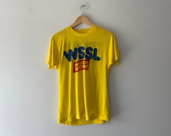 80s WSSL radio station t shirt