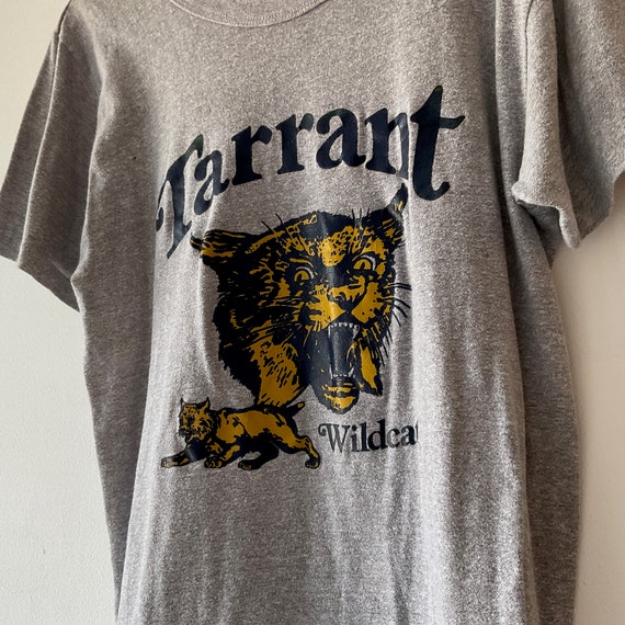 80s champion tarrant wildcats t shirt - image 4