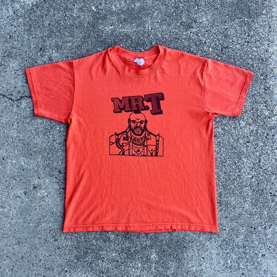 vintage Mr. T orange t shirt - image 1