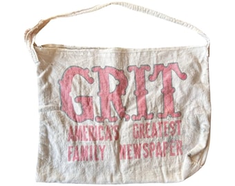 Vintage Newspaper Bag, Newsboy Bag, 1970s Newspaper Bag, Shoulder