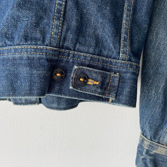 70s lee riders denim trucker jacket - image 6