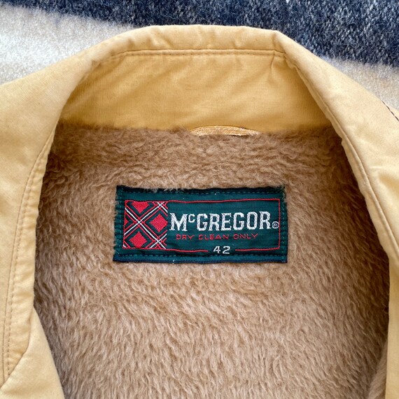 Vintage 1970s McGregor Beige McGregor Jacket - Gem