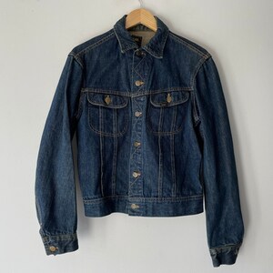 Jaren '70 Lee Riders denim truckerjack afbeelding 2