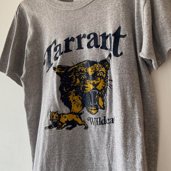 80s champion tarrant wildcats t shirt - image 6
