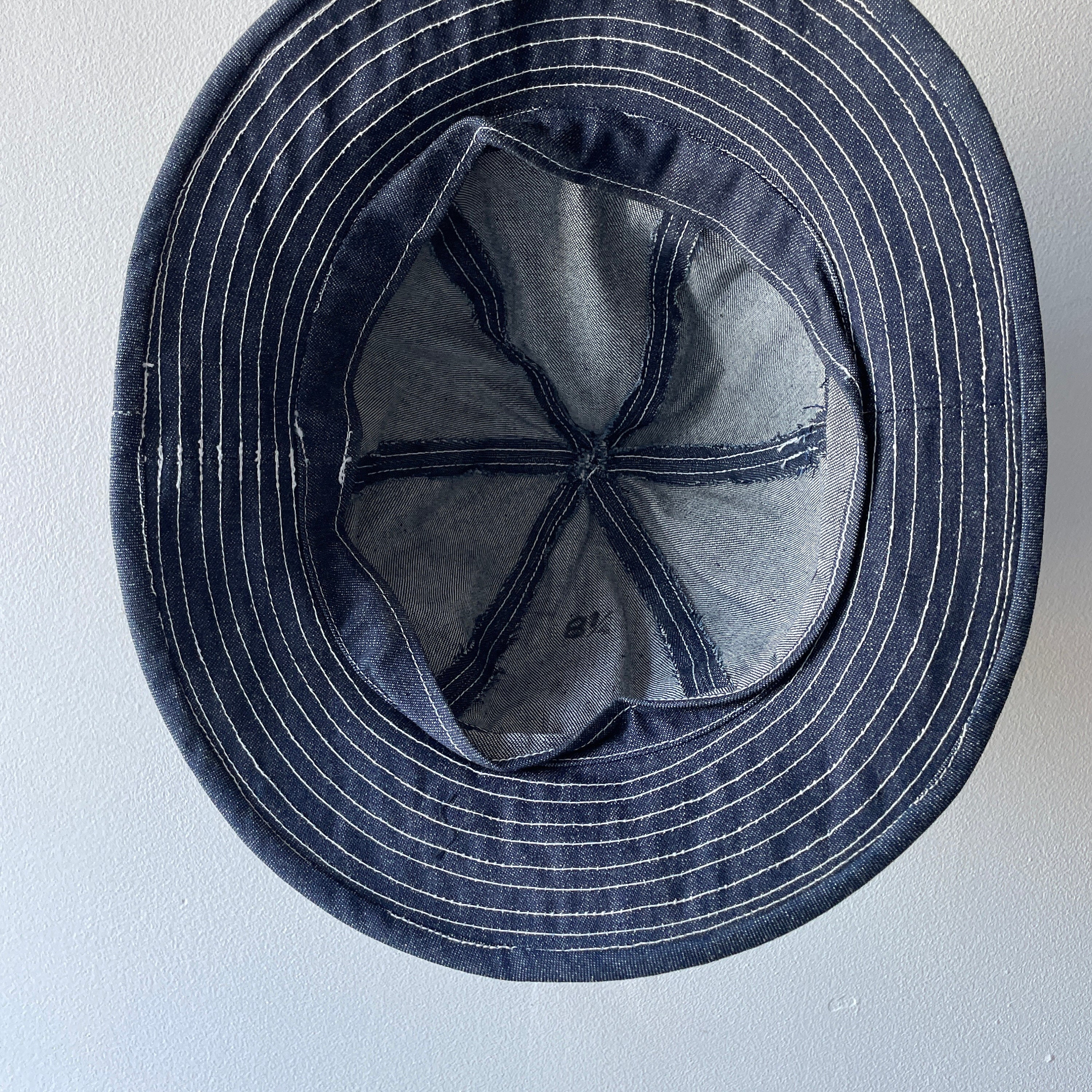 Local Heroes Daisy BACK TO \'70S BUCKET HAT Vintage Daisy May Denim Bucket Hat - Etsy main image 3