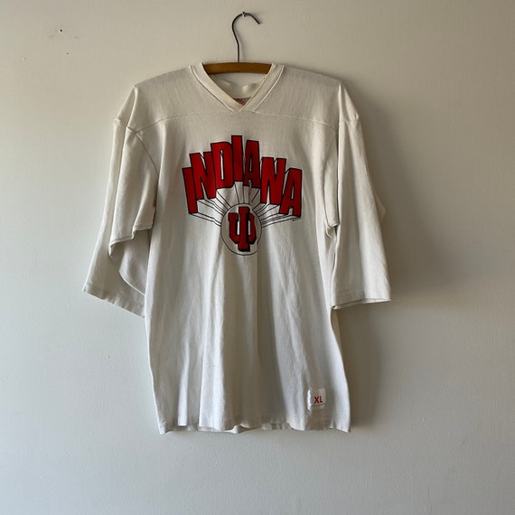 vintage 80s indiana hoosiers 3/4 sleeve t - image 2