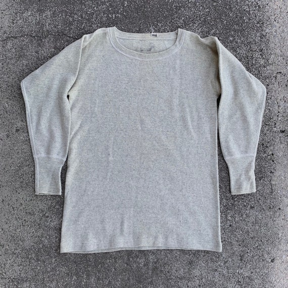 Vintage 1950s Wool Cotton Military Thermal Gem