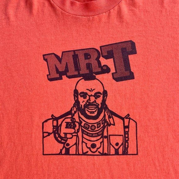 vintage Mr. T orange t shirt - image 2