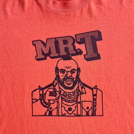 vintage Mr. T orange t shirt - image 2