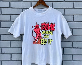 60s devil made me do it shirt