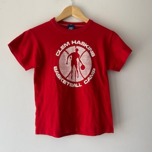 80s basketball nike camp t shirt