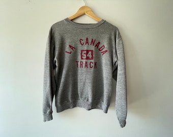 70s la canada 54 track crewneck sweatshirt