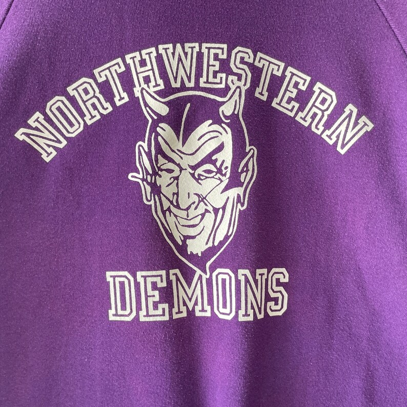 90s northwestern demons crewneck sweatshirt image 3