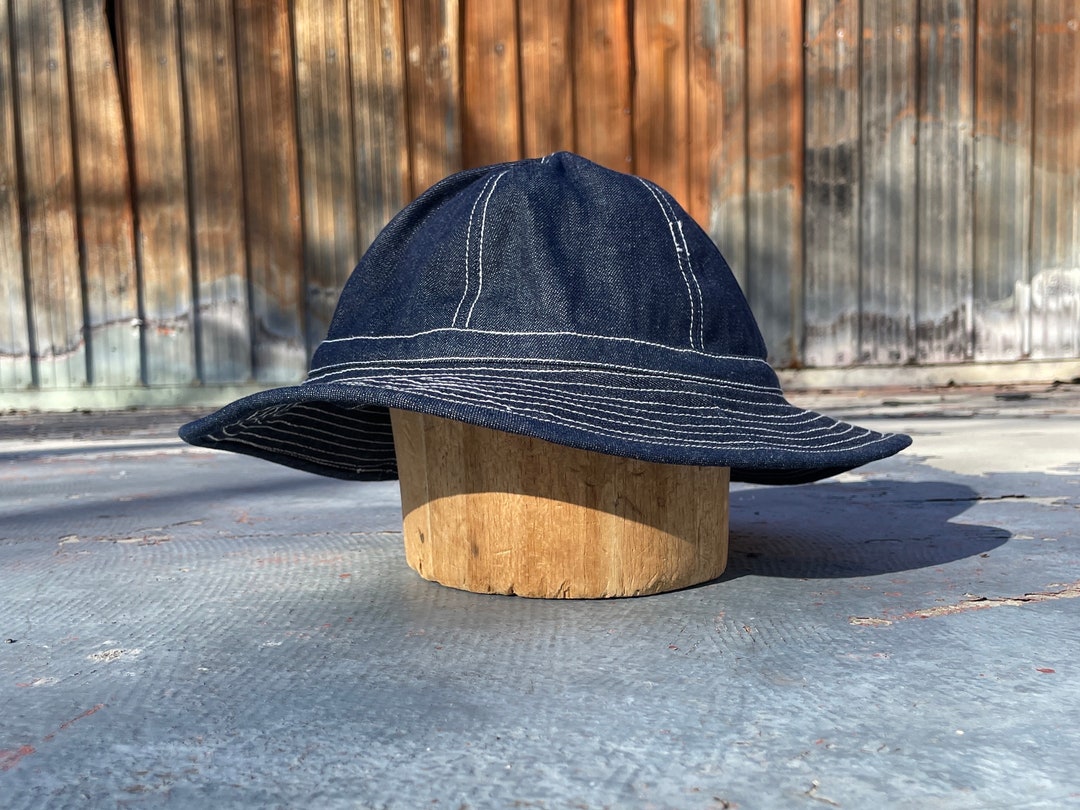 Vintage Daisy May Denim Bucket Hat - Etsy