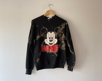 vintage thrashed mickey crewneck