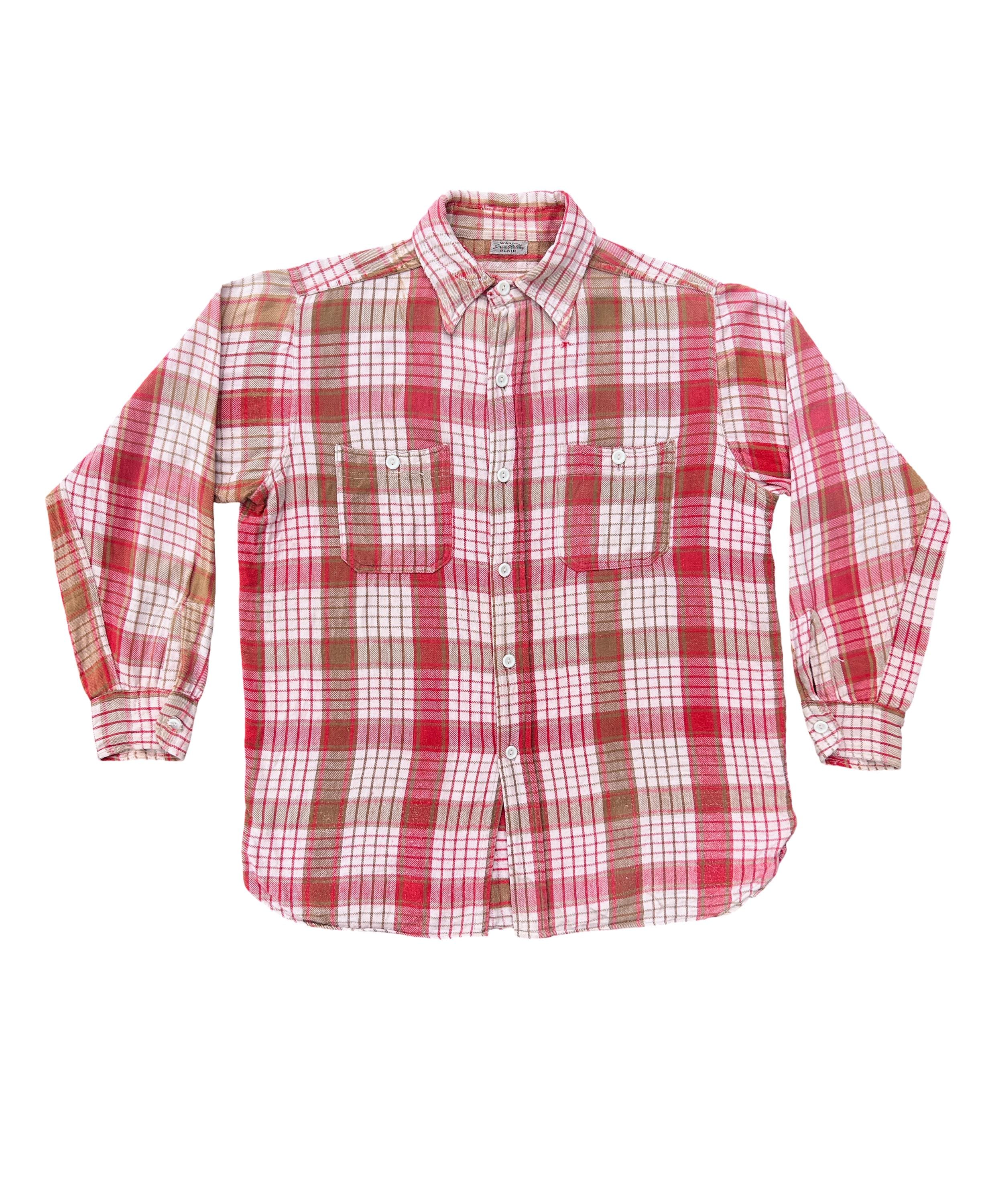 1940s Flannel Shirt - Etsy