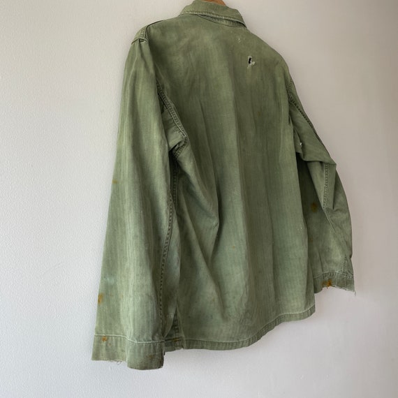 40s ARMY 13 start HBT WWII military jacket - image 7