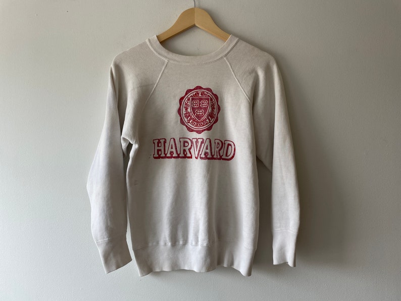 60s harvard university crewneck sweatshirt image 1