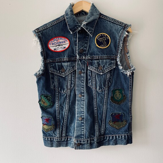 60’s big E Levi’s sleeveless denim jacket - image 4