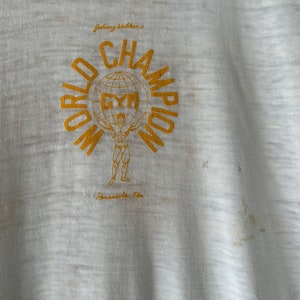 60s world champion gym ringer t shirt image 6