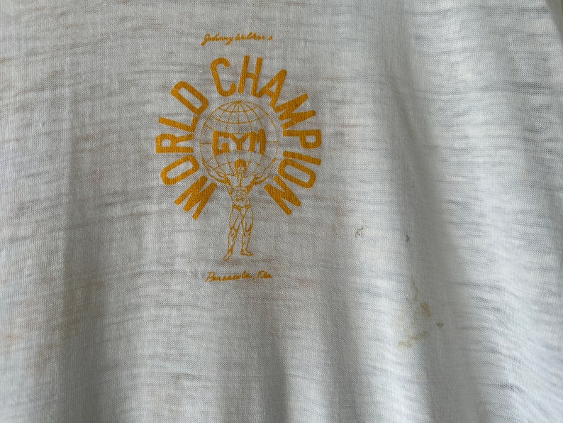 60s world champion gym ringer t shirt image 6