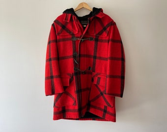 70s JCPenney towncraft plaid coat