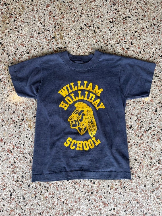 Vintage 80s Illinois School T-Shirt - image 1