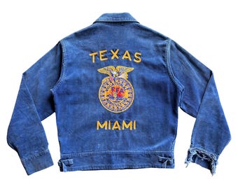 Mens Vintage Corduroy Texas FFA Jacket - Etsy Mens Vintage Corduroy Texas FFA Jacket - Etsy