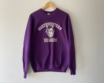 90s northwestern demons crewneck sweatshirt