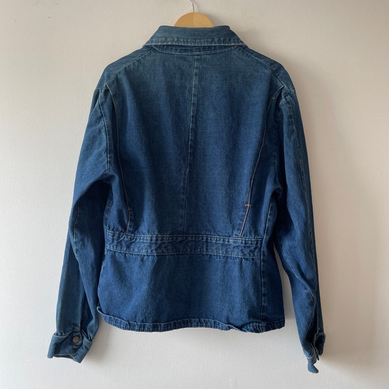 60s Key Imperial zip up chore jacket image 2