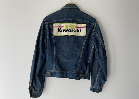 70s lee riders denim trucker jacket - image 1