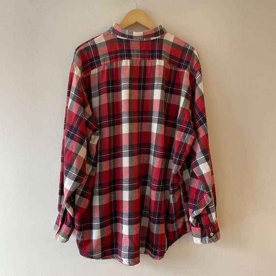 80s ll bean plaid button up - image 2