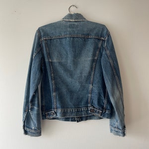 vintage 60s levis big E denim hippie trucker jacket image 5