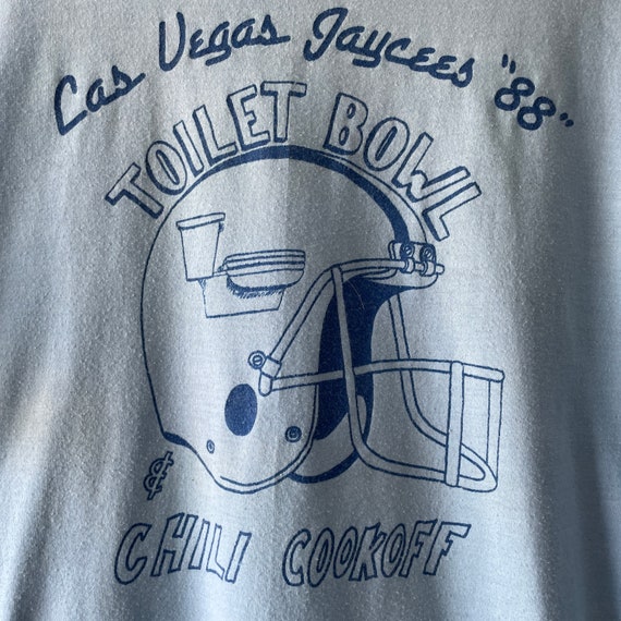 80s toilet bowl chili cookoff t shirt - image 4