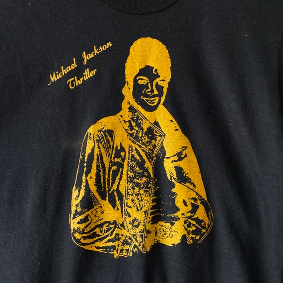 80s Michael Jackson Thriller ラグランTシャツ 80s Michael Jackson Thriller T Shirt (black) - Etsy