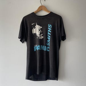 Camiseta vintage de los años 80 de The Smiths Panic Paper Thin