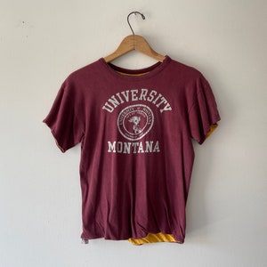 70s university of montana double face t shirt image 1