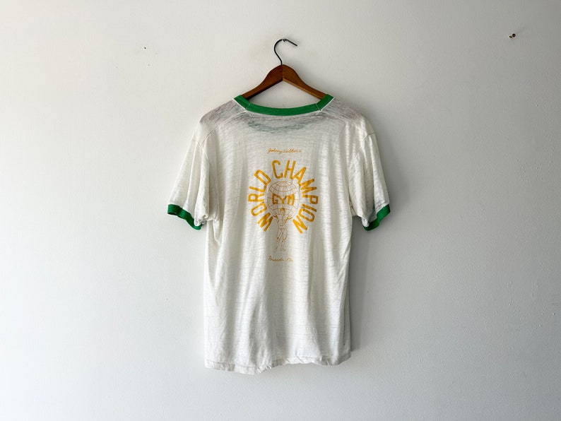 60s world champion gym ringer t shirt image 3